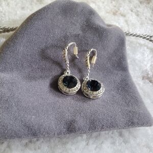 Jim Ball Deep Blue Prom Earrings